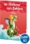Buchcover und Innenansicht für das Buch: Wir stickern nach Zahlen - Fantasy