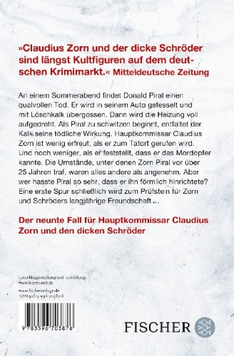 Buchcover und Innenansicht für das Buch: Zorn - Tod um Tod