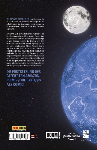 Buchcover und Innenansicht für das Buch: The Expanse: Dragon Tooth Vol. 1