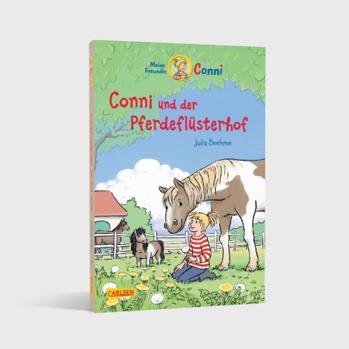Buchcover und Innenansicht für das Buch: Conni Erzählbände 47: Conni und der Pferdeflüsterhof