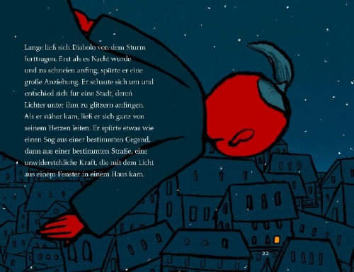 Buchcover und Innenansicht für das Buch: Der verliebte Teufel