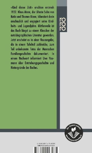 Buchcover und Innenansicht für das Buch: Kind dieser Zeit