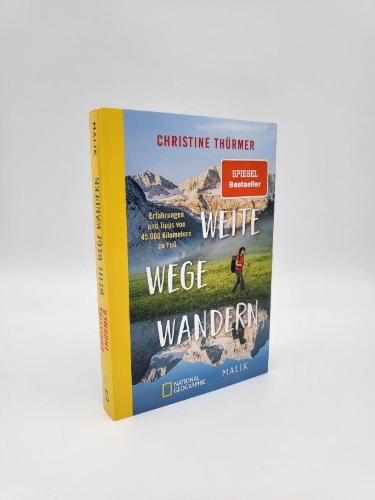 Buchcover und Innenansicht für das Buch: Weite Wege Wandern