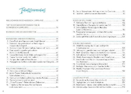 Buchcover und Innenansicht für das Buch: Schwedisch Lappland - ReiseMomente