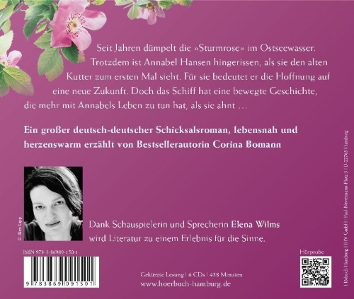 Buchcover und Innenansicht für das Buch: Die Sturmrose