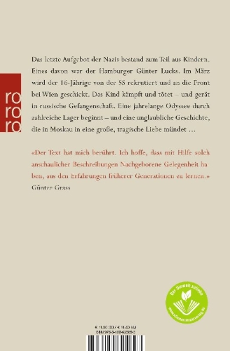 Buchcover und Innenansicht für das Buch: Ich war Hitlers letztes Aufgebot