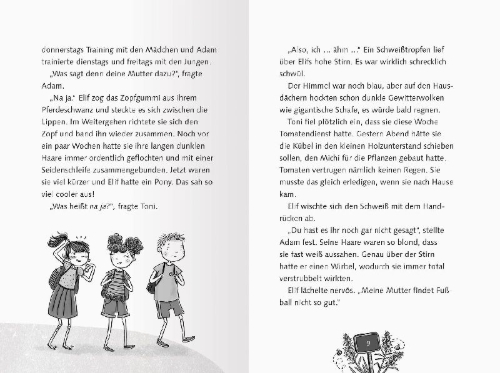 Buchcover und Innenansicht für das Buch: Die Stadtgärtnerin, Band 2 - Eine für alle, alle fürs Unkraut!