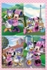 Buchcover und Innenansicht für das Buch: Disney Minnie: Mein großer Sticker- und Malspaß