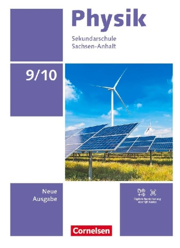 Buchcover und Innenansicht für das Buch: Physik 9./10. Schuljahr. Sachsen-Anhalt - Schulbuch