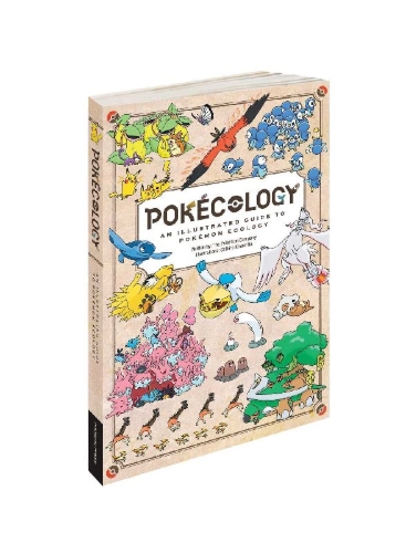 Buchcover und Innenansicht für das Buch: Pokécology An Illustrated Guide to Pokémon Ecology