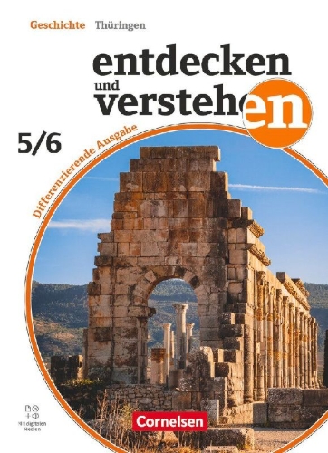 Buchcover und Innenansicht für das Buch: Entdecken und verstehen Band 1: 5./6. Schuljah - Geschichtsbuch - Differenzierende Ausgabe Thüringen ab 2024 - Schulbuch mit digitalen Medien