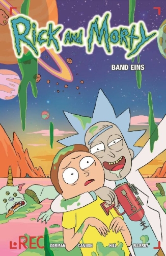 Buchcover und Innenansicht für das Buch: Rick and Morty #1-5