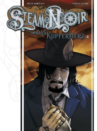 Buchcover und Innenansicht für das Buch: Steam Noir. Das Kupferherz 04