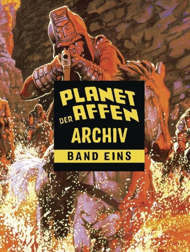 Buchcover und Innenansicht für das Buch: Planet der Affen Archiv 1