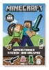 Buchcover und Innenansicht für das Buch: Minecraft: Superstarker Sticker- und Malspaß