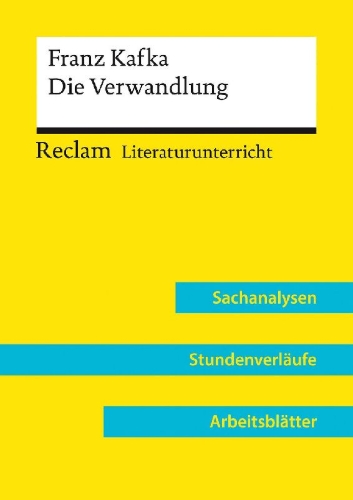 Buchcover und Innenansicht für das Buch: Franz Kafka: Die Verwandlung (Lehrerband)