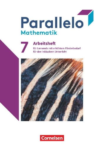 Buchcover und Innenansicht für das Buch: Parallelo 7. Schuljahr - Zu allen Ausgaben - Arbeitsheft mit Lösungen