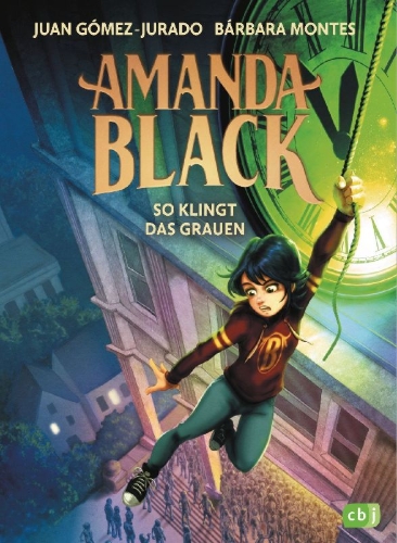 Buchcover und Innenansicht für das Buch: Amanda Black - El tañido sepulcral