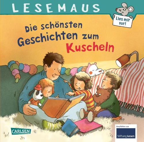 Buchcover und Innenansicht für das Buch: LESEMAUS Sonderbände: Die schönsten Geschichten zum Kuscheln