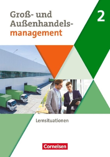 Buchcover und Innenansicht für das Buch: Groß- und Außenhandel Band 2. Arbeitsbuch mit Lernsituationen
