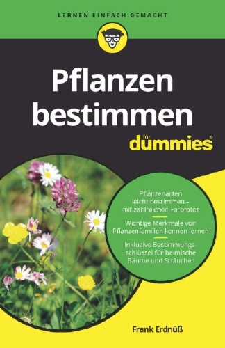 Buchcover und Innenansicht für das Buch: Pflanzen bestimmen für Dummies