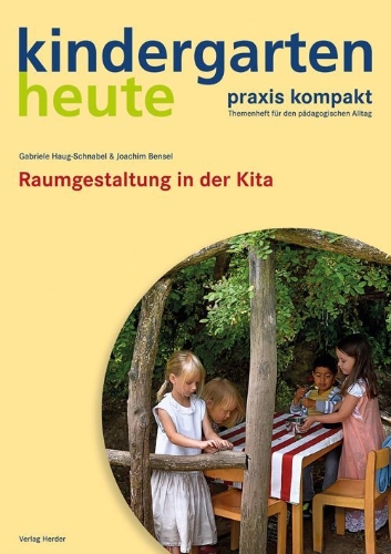 Buchcover und Innenansicht für das Buch: Raumgestaltung  in der Kita