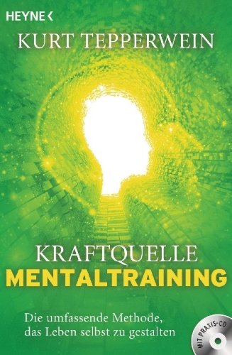 Buchcover und Innenansicht für das Buch: Kraftquelle Mentaltraining (inkl. CD)