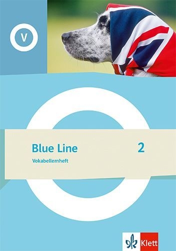 Buchcover und Innenansicht für das Buch: Blue Line 2. Vokabellernheft Klasse 6