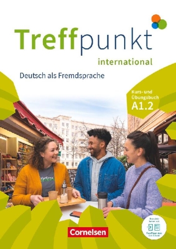 Buchcover und Innenansicht für das Buch: Treffpunkt. Deutsch für die Integration  A1: Teilband 2 - Kursbuch