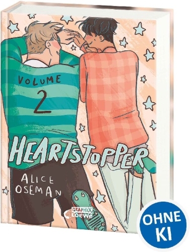 Buchcover und Innenansicht für das Buch: Heartstopper Volume 2 (deutsche Hardcover-Ausgabe)