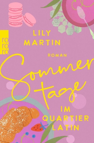 Buchcover und Innenansicht für das Buch: Sommertage im Quartier Latin