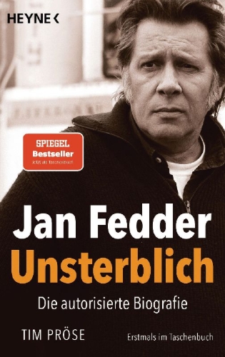 Buchcover und Innenansicht für das Buch: Jan Fedder - Unsterblich