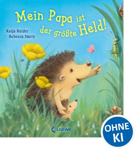 Buchcover und Innenansicht für das Buch: Mein Papa ist der größte Held!
