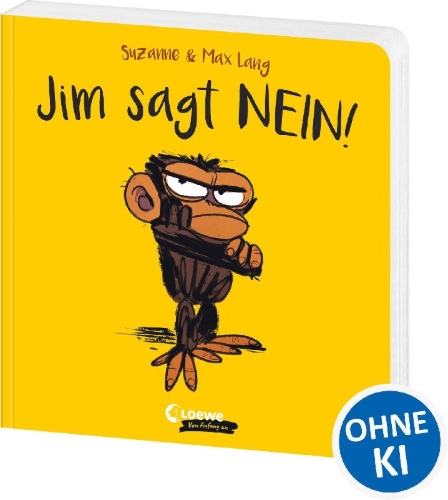 Buchcover und Innenansicht für das Buch: Grumpy Monkey Says No!