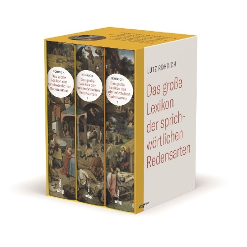 Buchcover und Innenansicht für das Buch: Das große Lexikon der sprichwörtlichen Redensarten