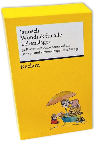 Buchcover und Innenansicht für das Buch: Wondrak für alle Lebenslagen (Kartenbox)