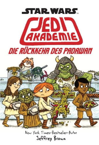 Buchcover und Innenansicht für das Buch: US-STAR WARS: Jedi Academy - Return of the Padawan