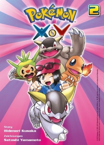 Buchcover und Innenansicht für das Buch: Pokémon X und Y 02