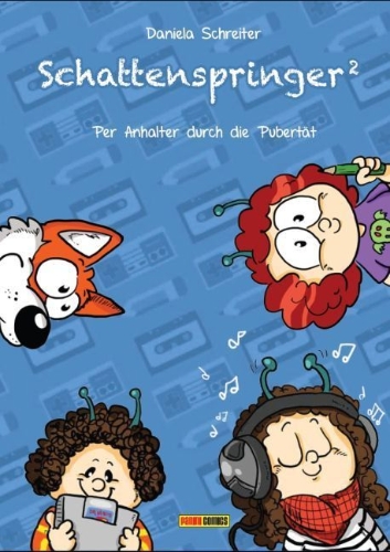 Buchcover und Innenansicht für das Buch: Schattenspringer