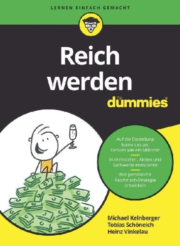 Buchcover und Innenansicht für das Buch: Reich werden für Dummies