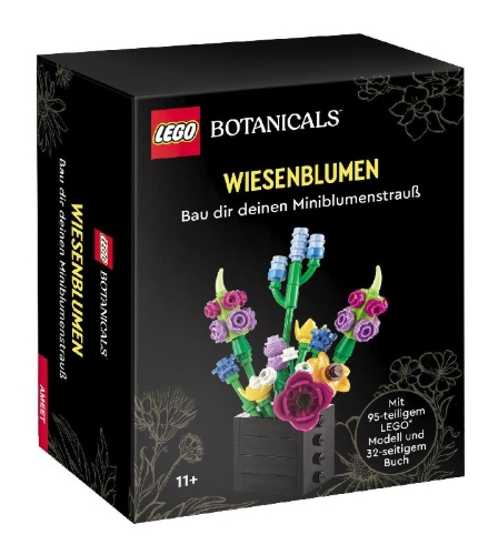 Buchcover und Innenansicht für das Buch: LEGO® Botanical Collection - Wiesenblumen