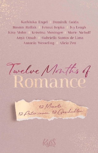 Buchcover und Innenansicht für das Buch: Twelve Months of Romance
