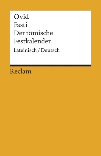 Buchcover und Innenansicht für das Buch: Fasti / Der römische Festkalender