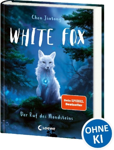 Buchcover und Innenansicht für das Buch: Chen, J: White Fox (Band 1) - Der Ruf des Mondsteins