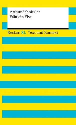 Buchcover und Innenansicht für das Buch: Fräulein Else. Textausgabe mit Kommentar und Materialien