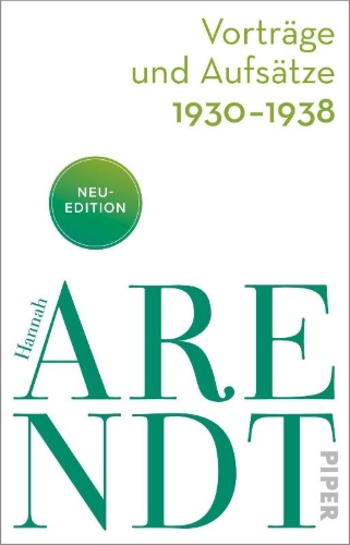 Buchcover und Innenansicht für das Buch: Vorträge und Aufsätze 1930-1938