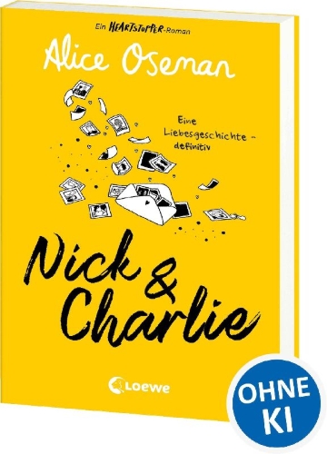 Buchcover und Innenansicht für das Buch: Nick & Charlie (deutsche Ausgabe)