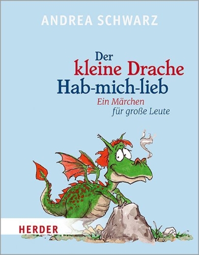 Buchcover und Innenansicht für das Buch: Der kleine Drache Hab-mich-lieb