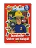 Buchcover und Innenansicht für das Buch: Feuerwehrmann Sam: Brandheißer Sticker- und Malspaß