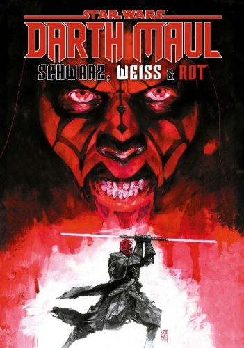Buchcover und Innenansicht für das Buch: Star Wars Darth Maul: Black, White & Red #1-#4
